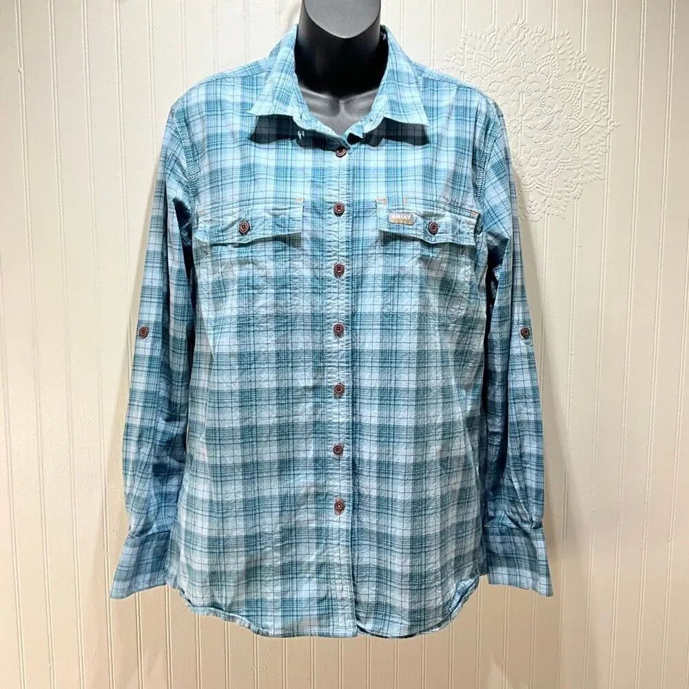ARIAT Rebar Dura Stretch Work Shirt Large